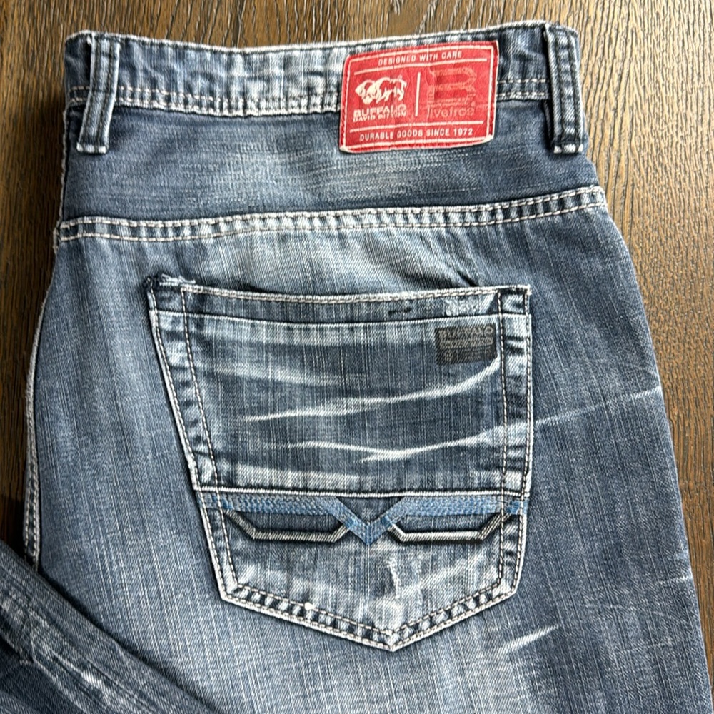 BUFFALO (DAVID BITTON)™️ 'SIX' Men's Size 40X32 Slim Straight Blue Jeans